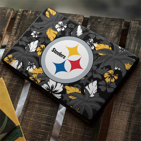 NFL Pittsburgh Steelers Tropical Print Google Pixelbook Go Skin